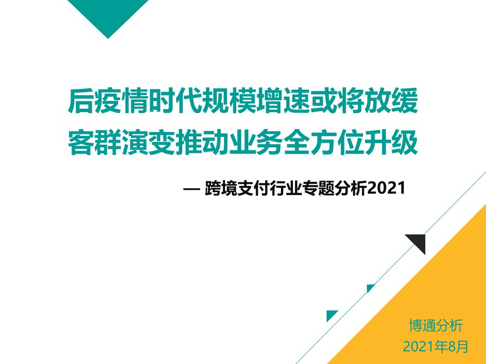2021年跨境支付行业专题分析.pdf