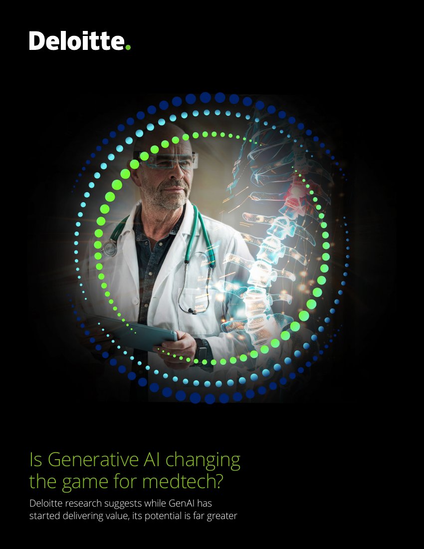 德勤：GenAI正在改变医疗技术的游戏规则吗（英文）.pdf
