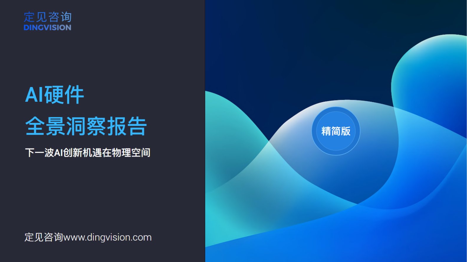定见咨询：人工智能行业AI硬件全景洞察报告：下一波Al创新机遇在物理空间.pdf