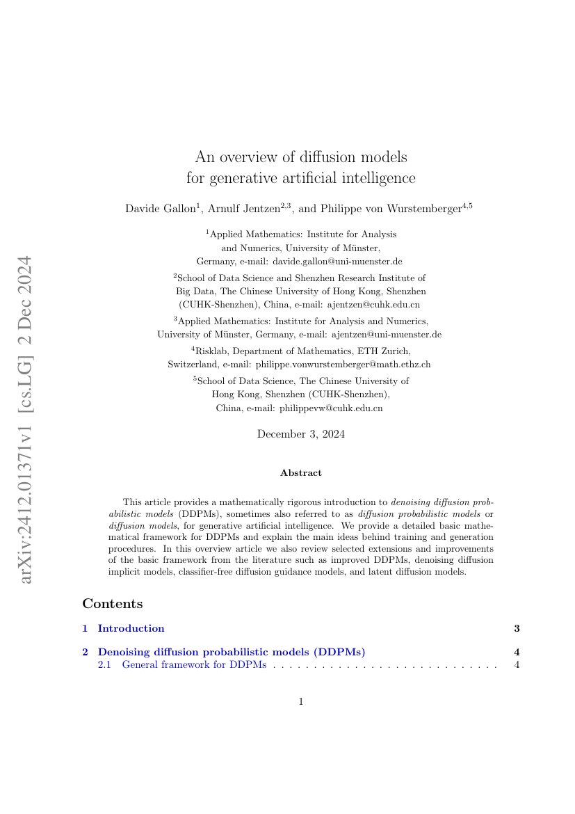 生成式人工智能的扩散模型概述.pdf