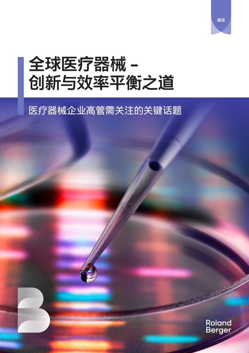 2025年全球医疗器械报告-创新与效率平衡之道.pdf