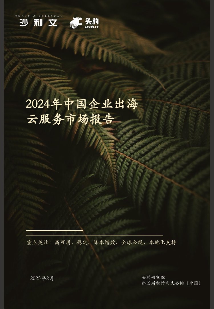 2024年中国企业出海云服务市场报告.pdf