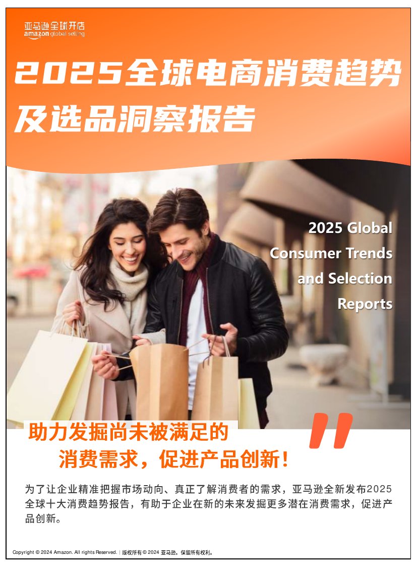 亚马逊全球开店：2025全球电商消费趋势及选品洞察报告.pdf