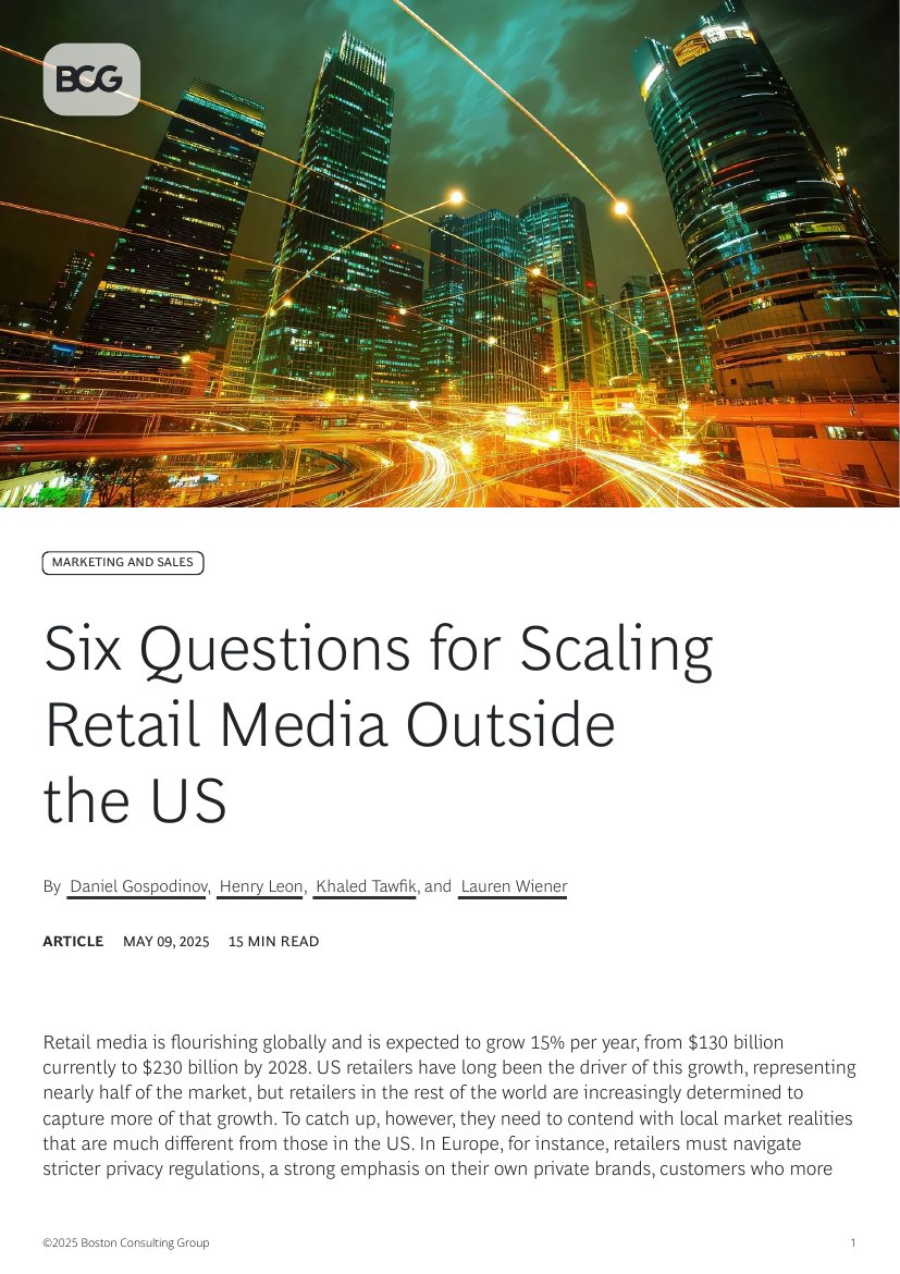 2025美国以外地区零售媒体规模化发展六大关键问题研究报告（英文）.pdf