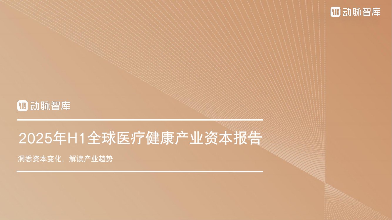 2025年H1全球医疗健康产业资本报告.pdf
