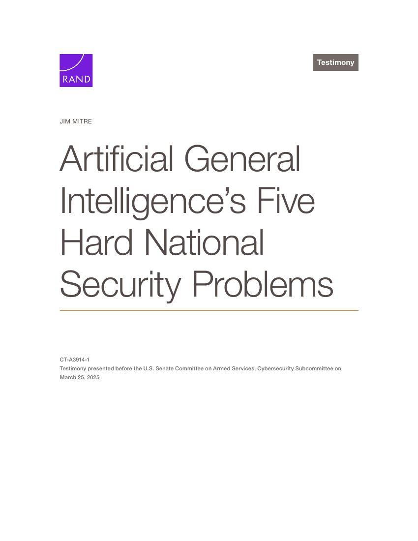 人工通用智能的五大国家安全难题（英文）.pdf