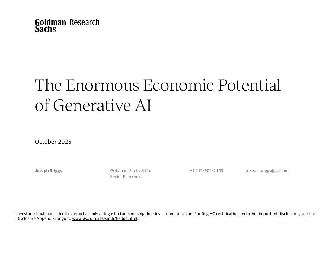 高盛：生成式人工智能的巨大经济潜力（英文）.pdf