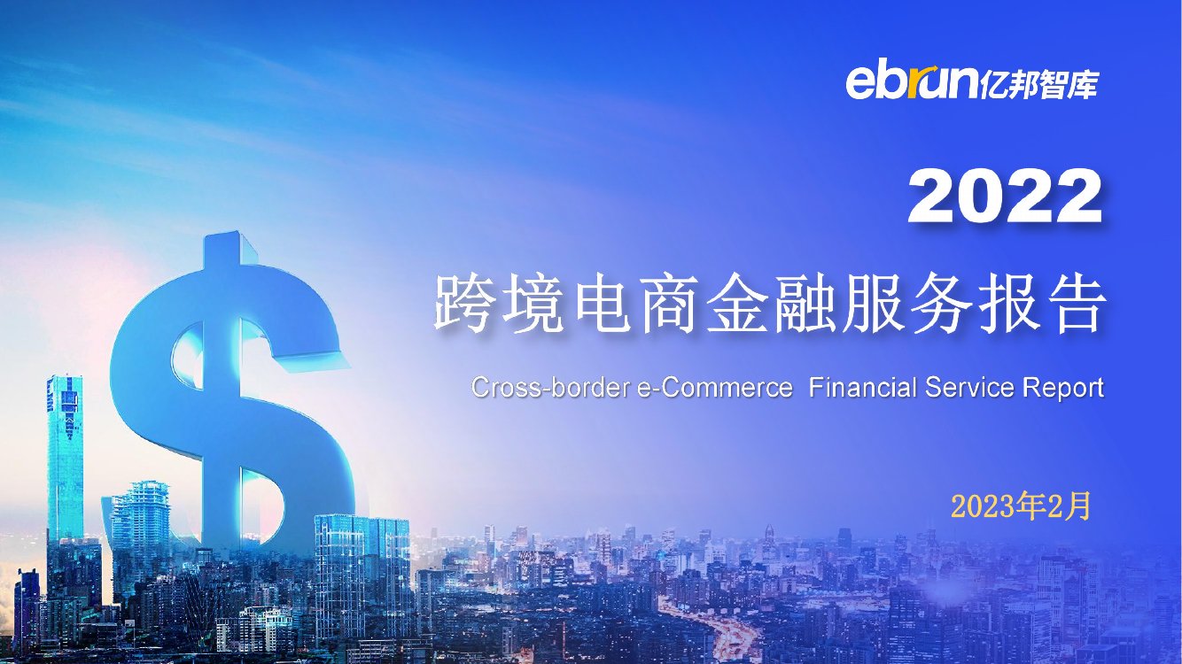 2022跨境电商金融服务报告.pdf