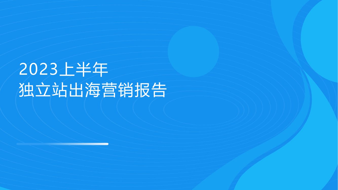 2023上半年独立站品牌出海报告.pdf